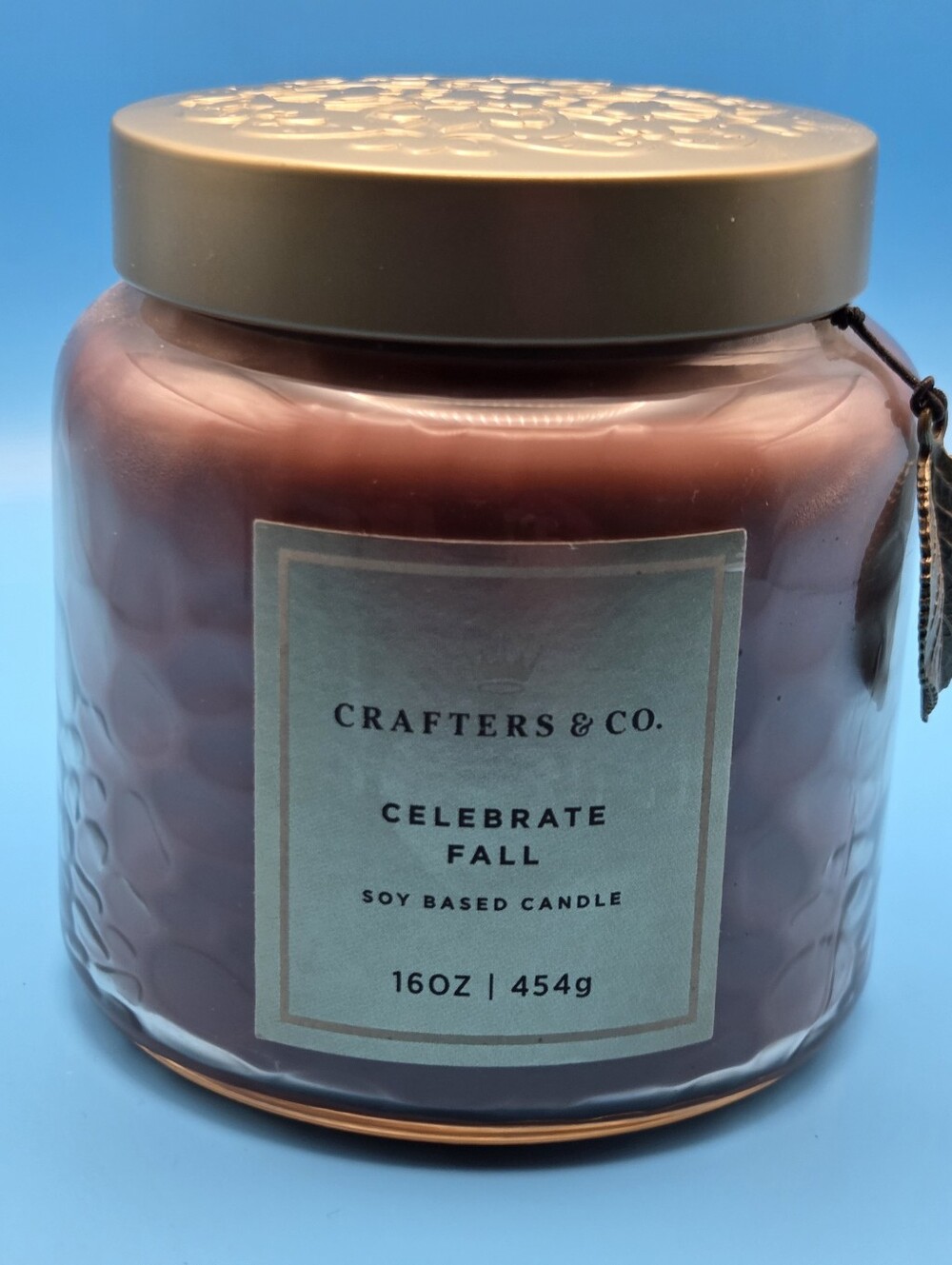 Retired Crafters & Co. Celebrate Fall Soy Based Candle 16oz By Hallmark - NWOT